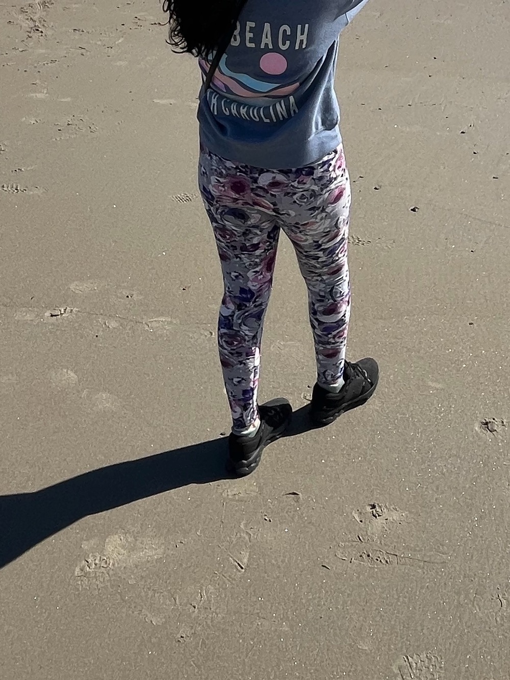 Soft and Comfortable Floral Pattern Leggings